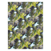 Bag vol met golfclubs, tafelkleed (Voorkant)