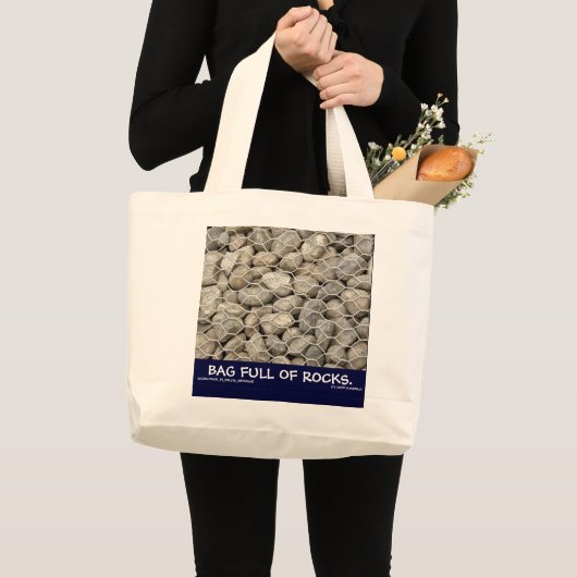 BAG VOLLEDIG VAN ROCKS. GROTE TOTE BAG (Voorkant (product))