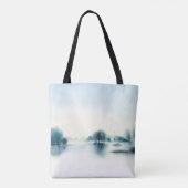 Bag Watercolor Landscape Tote Bag (Achterkant)