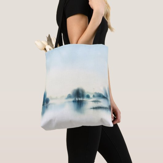 Bag Watercolor Landscape Tote Bag (Dichtbij)