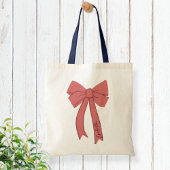 Bag wedding bow cute Modern Tote Bag