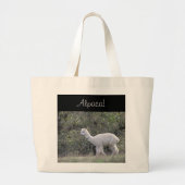 Bag - White Alpaca Grote Tote Bag (Voorkant)
