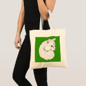 Bag - White Kitten afbeelding Tote Bag (Voorkant (product))
