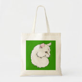 Bag - White Kitten afbeelding Tote Bag (Voorkant)