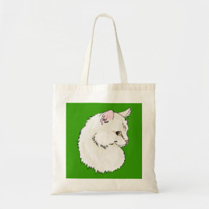 Bag - White Kitten afbeelding Tote Bag
