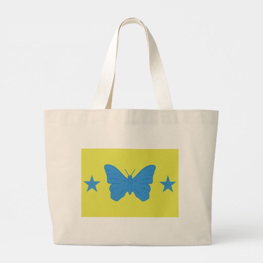 Bag with Flag of Bady Bassitt Grote Tote Bag (Achterkant)