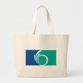 Bag with Flag of Ottawa, Canada Grote Tote Bag (Voorkant)