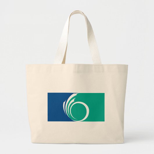 Bag with Flag of Ottawa, Canada Grote Tote Bag (Voorkant)