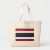 Bag with Flag of Thailand Grote Tote Bag (Voorkant)
