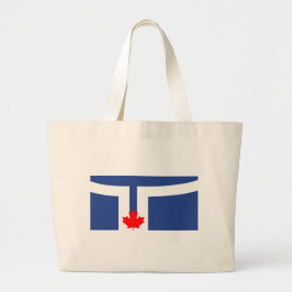 Bag with Flag of Toronto, Canada Grote Tote Bag