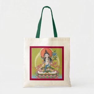 BAG Witte Tara - kies de kleur van uw handvatten Tote Bag