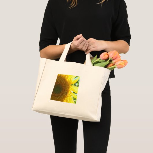 Bag - zonnebloem mini tote bag (Voorkant (product))