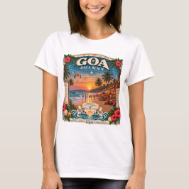 Baga Beach — Zon, Zand & Ziel 🏖️ T-shirt