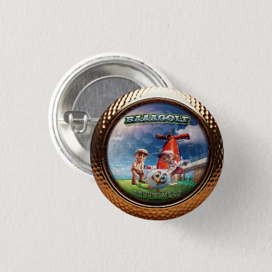 Bagaaalf Tournament-knop Ronde Button 3,2 Cm (Voorkant /achterkant)