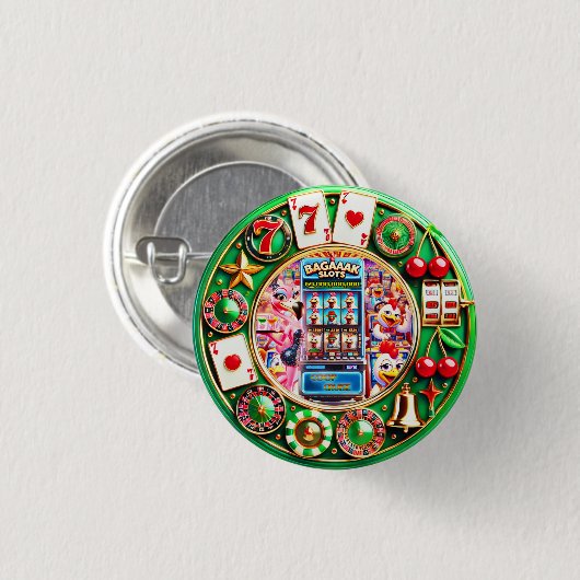 BAGAAK SHOTS RONDE BUTTON 3,2 CM (Voorkant /achterkant)