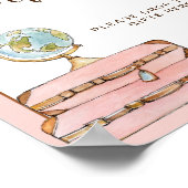 Bagage afgifbord Bruidsfeest bord Poster (Hoek)