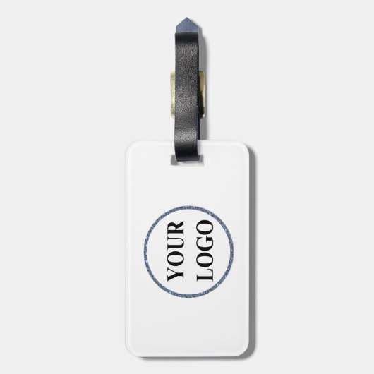 Bagage Bag Label TOEVOEGEN UW LOGO Mannelijk Eenvo Bagagelabel (Achterkant verticaal)