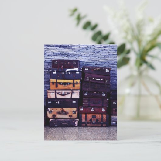 bagage briefkaart (Staand voorkant)