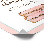 Bagage Claim Bord Bruiloft reis thema Poster (Hoek)