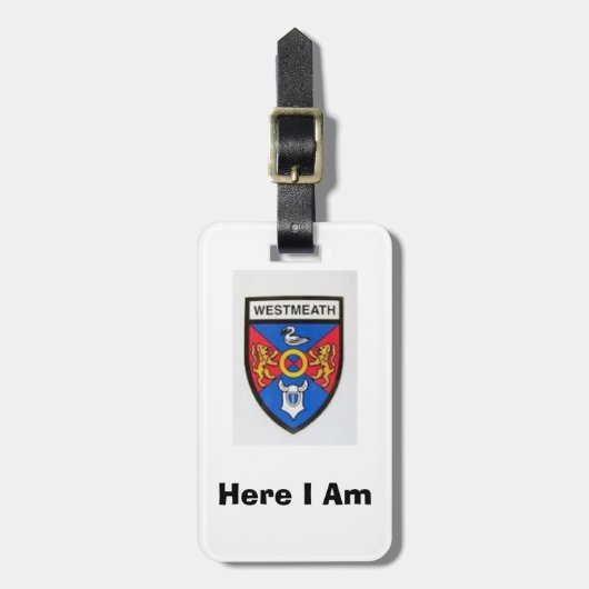 Bagage County Westmeath Labels (Voorkant verticaal)