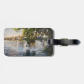 Bagage en label van paars bagagelabel (Achterkant horizontaal)