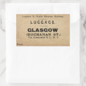  bagage Etiket Glasgow polsslag (Tas)