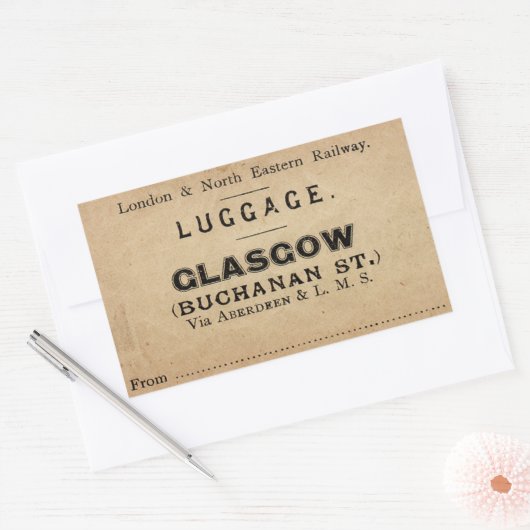  bagage Etiket Glasgow polsslag (Envelop)
