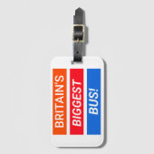 Bagage-etiket voor koets bagagelabel (Voorkant (verticaal))