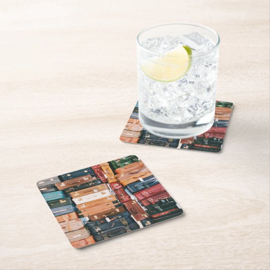  bagage kartonnen onderzetters (Insitu)