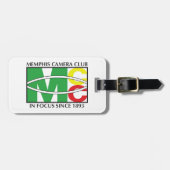 Bagage Klassiek Logo met lederriem Bagagelabel (Voorkant horizontaal)