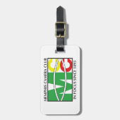 Bagage Klassiek Logo met lederriem Bagagelabel (Voorkant verticaal)