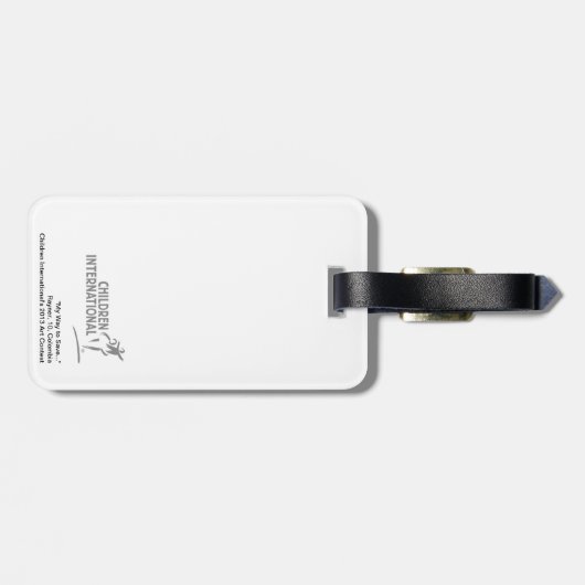 Bagage label (Achterkant horizontaal)