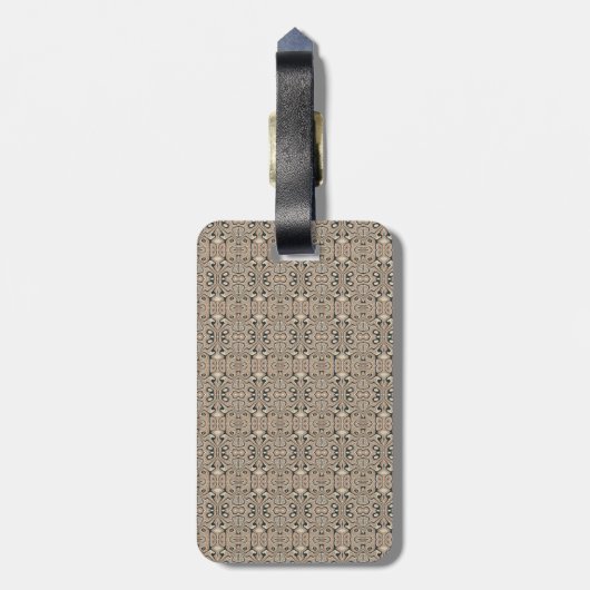 Bagage label (Achterkant verticaal)