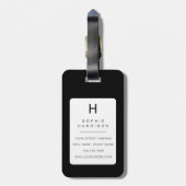 Bagage Label (Achterkant verticaal)