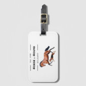 Bagage label (Voorkant (verticaal))