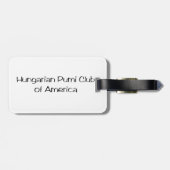 Bagage label (Achterkant horizontaal)