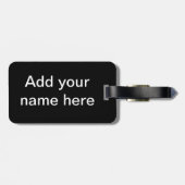 Bagage label (Achterkant horizontaal)