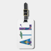 Bagage label | ATLANTA, GA (ATL) (Voorkant verticaal)