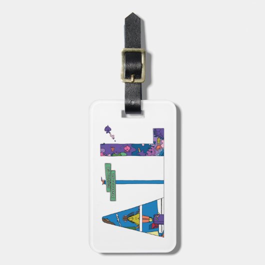 Bagage label | ATLANTA, GA (ATL) (Voorkant verticaal)