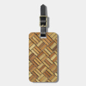 Bagage label - Baksteenpatroon (Voorkant verticaal)