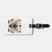Bagage label Bij (Voorkant horizontaal)