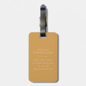 Bagage label Bij (Achterkant verticaal)