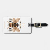 Bagage label bij (Voorkant horizontaal)