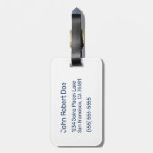 Bagage Label_Binaire Kaart Bagagelabel (Achterkant verticaal)