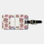 Bagage label  Bloemen | Avontuur wacht (Voorkant horizontaal)