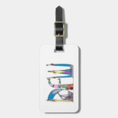 Bagage label | DALLAS/FORT WORTH, TX (DFW) (Voorkant verticaal)