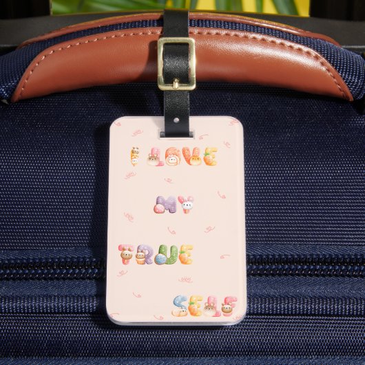 Bagage label | Ik hou van mijn ware zelf (Voorkant Insitu 2)