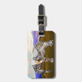 Bagage label Klokwerk Olifant (Voorkant verticaal)