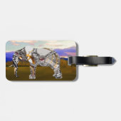 Bagage label Klokwerk Olifant (Achterkant horizontaal)
