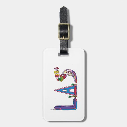 Bagage label | LAS VEGAS, NV (LAS) (Voorkant verticaal)